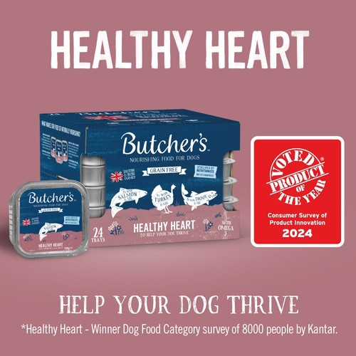 Butcher's Healthy Heart Dog Food Trays 