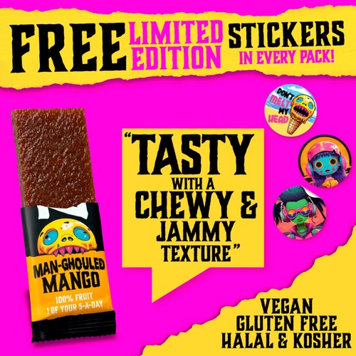 Zombie Fruit Bars Man-ghouled Mango Multipack