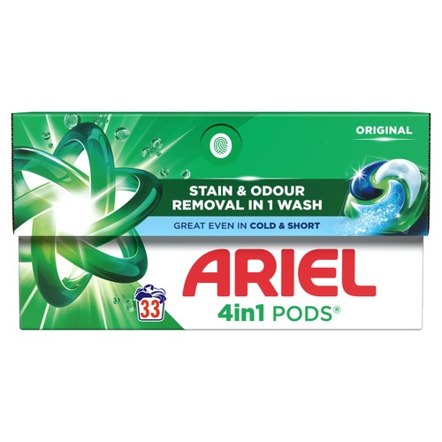 Ariel 4in1 Original Pods Washing Capsules 33 Washes