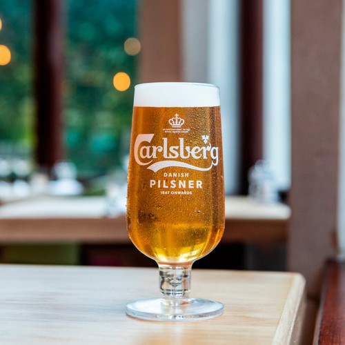 Carlsberg Pilsner Danish Lager Beer Cans