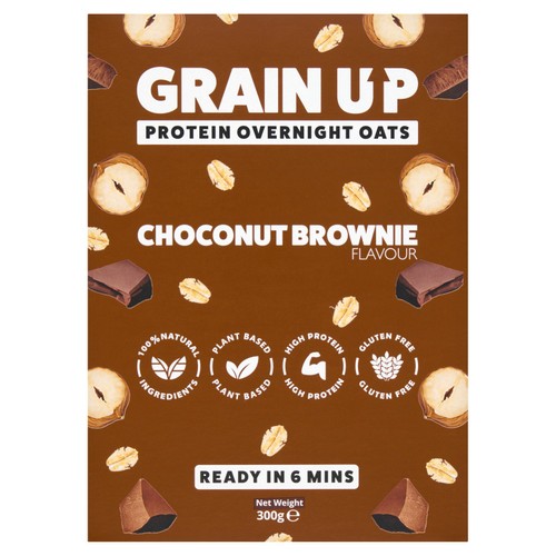 Grain Up Protein Overnight Oats Choconut Brownie Flavour
