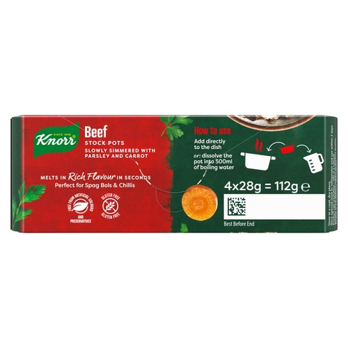 Knorr 4 Beef Stock Pot