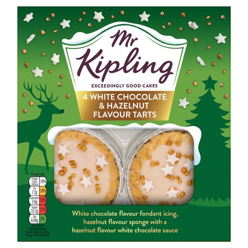 Mr Kipling Christmas Hazelnut Tarts