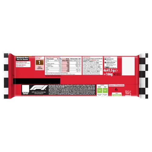 KitKat 4 Finger Milk Chocolate Bar Multipack