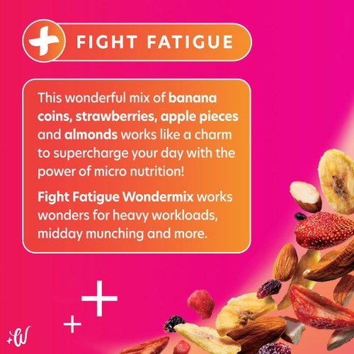 Whitworths Wondermix Fight Fatigue Banana & Strawberry Mix