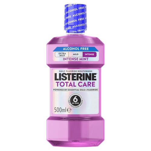 Listerine Total Care Intense Mint Alcohol Free Mouthwash