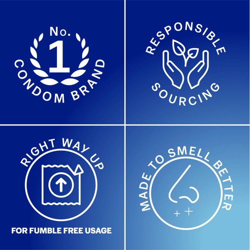 Durex Thin Feel Condoms Extra Silicone Lube Regular Fit