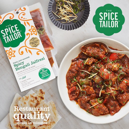 The Spice Tailor Spicy Bengali Jalfrezi Indian Curry Sauce Kit