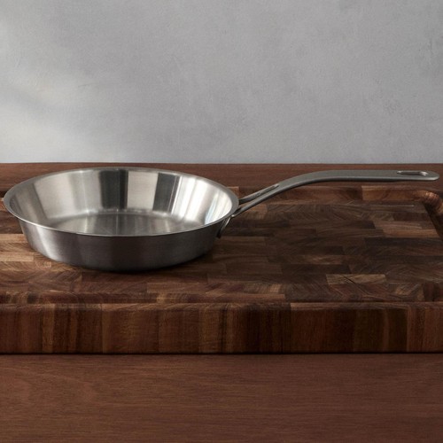 M&S X Tom Kerridge Stainless Steel 20cm Frying Pan, Silver
