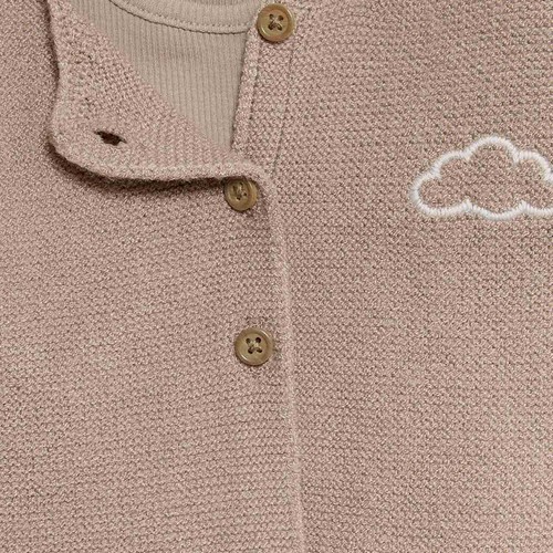 M&S 3 piece Cotton Rich Outfit, 3-6 months, Brown