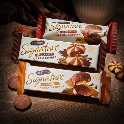 McVitie's Signature Caramel Chocolate Rounds Biscuits