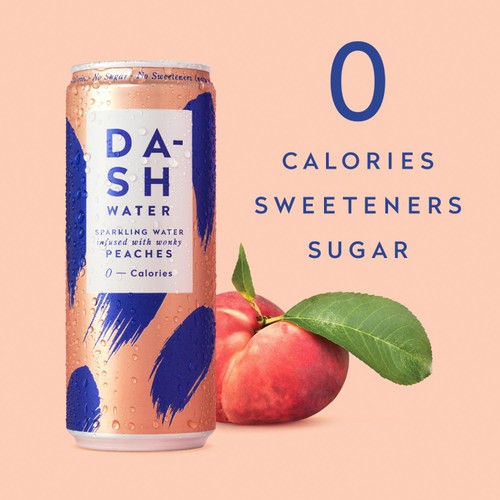 DASH Peach Infused Sparkling Water