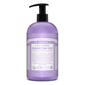Dr. Bronner's Lavender Organic Multi-Purpose Pump Liquid Soap 