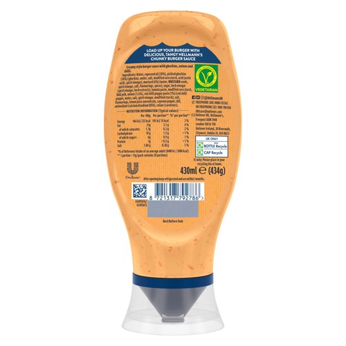 Hellmann's Chunky Burger Sauce