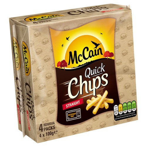 McCain Microwave Quick Chips Straight Cut 