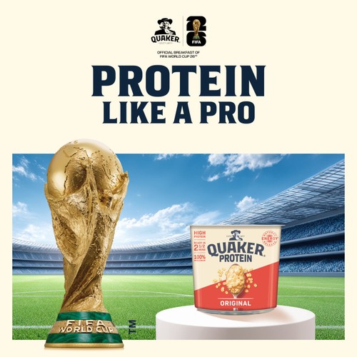 Quaker Oats High Protein Original Porridge Pot