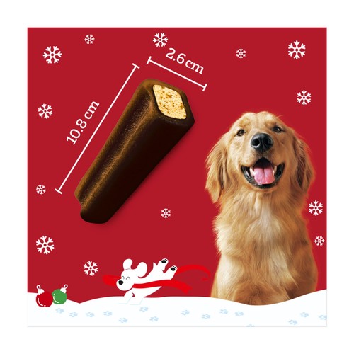 PEDIGREE Christmas Jumbone Medium Dog Treats with Turkey Flavour