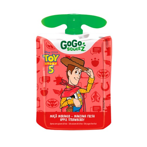GoGo squeeZ Fruit Smoothie Snack Apple and Strawberry
