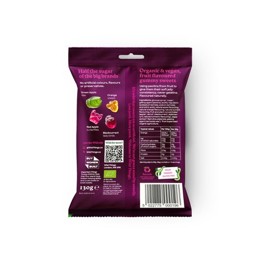 Wild Thingz Organic Sweets Fruity Flyers