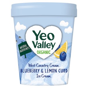 Yeo Valley Organic Blueberry & Lemon Curd Ice Cream