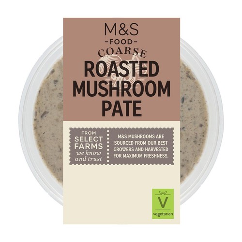 M&S Coarse Roasted Mushroom Pate