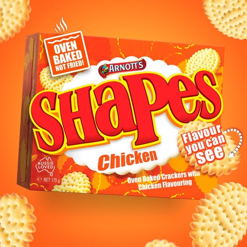 Arnott's Shapes Chicken Snack Crackers