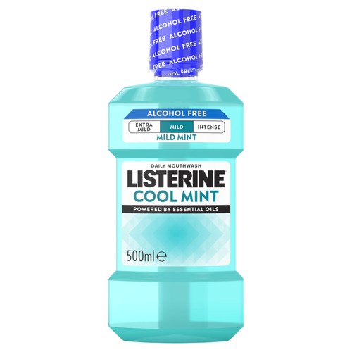 Listerine Cool Mint Mild Mint Alcohol Free Mouthwash