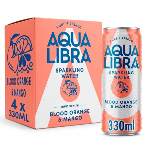 Aqua Libra Blood Orange & Mango Infused Sparkling Water