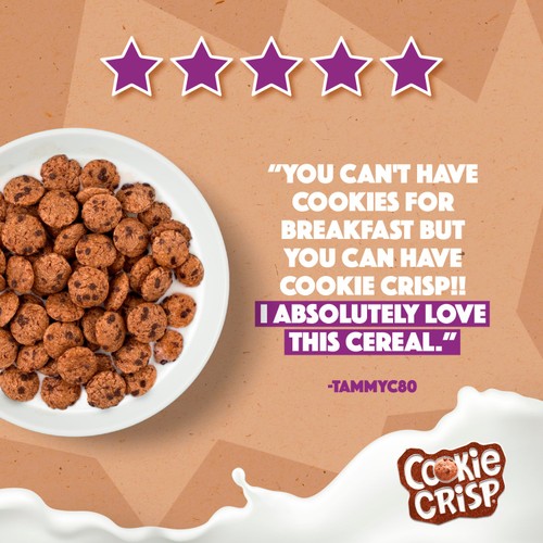 Cookie Crisp Chocolate Breakfast Cereal