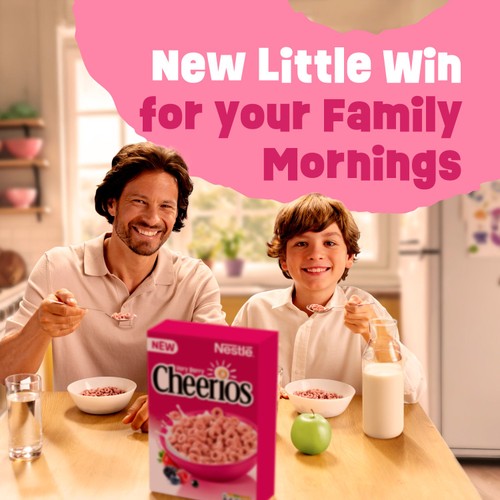 Cheerios Very Berry Multigrain Breakfast Cerea