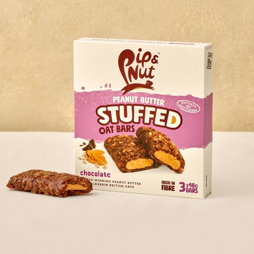 Pip & Nut Peanut Butter Stuffed Oat Bar Chocolate