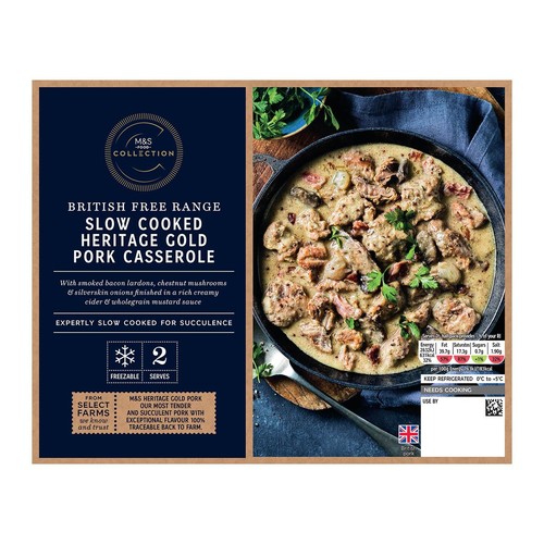 M&S Collection British Free Range Slow Cooked Heritage Gold Pork Casserole