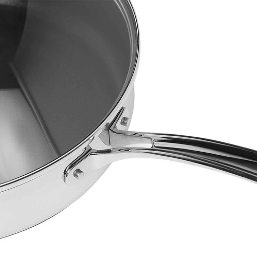 M&S Stainless Steel Non-Stick Saute Pan
