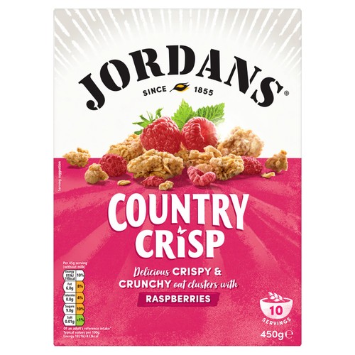 Jordans Country Crisp Raspberry Breakfast Cereal