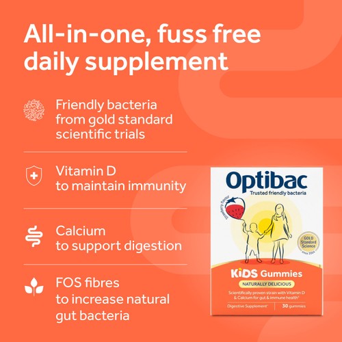 Optibac Probiotics Kids Gummies - 30 Gummies