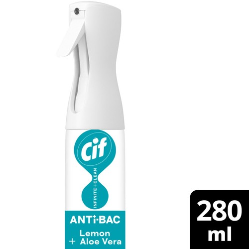 Cif Infinite Clean Anti-Bac All in One Cleaner Spray Lemon & Aloe Vera