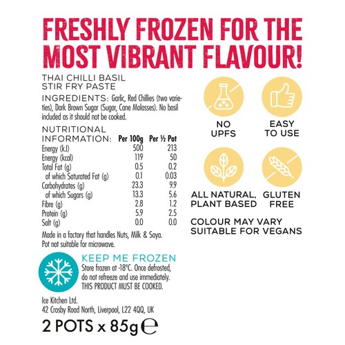 Ice Kitchen - Thai Chill Basil Stir Fry Paste