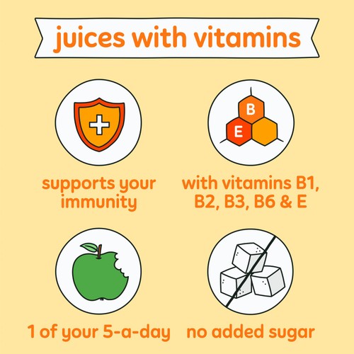 Innocent Plus Citrus Shield Orange & Carrot Juice with Vitamins