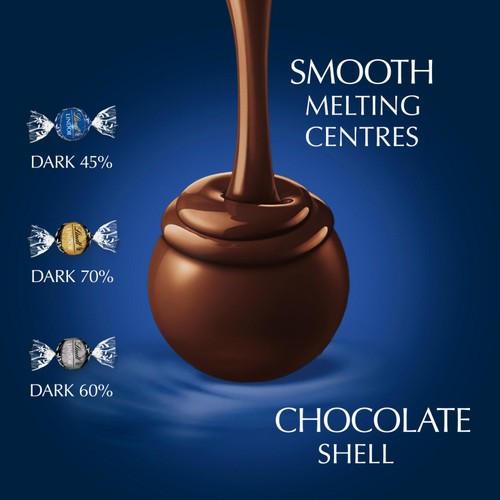 Lindt Lindor Dark Assorted Chocolate Truffles Box