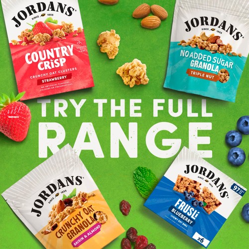 Jordans Frusli Juicy Red Berry Chewy Cereal Bars