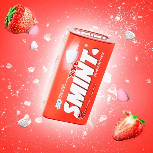 Smint Strawberry Sugar Free Mints