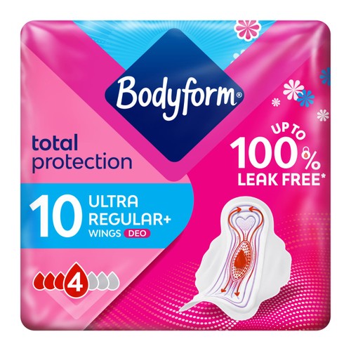 Bodyform Ultra Normal Scented Sanitary Towels Wings