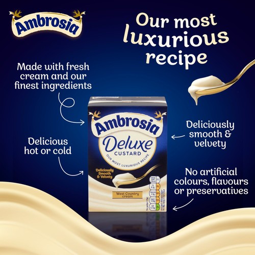 Ambrosia Deluxe Ready To Serve Custard Carton