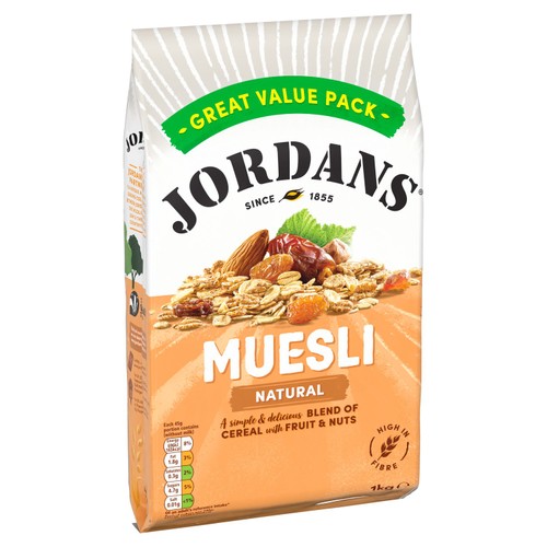Jordans Natural Muesli Breakfast Cereal