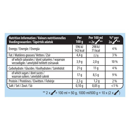 Carte D'Or Madagascan Vanilla Light Ice Cream Tub