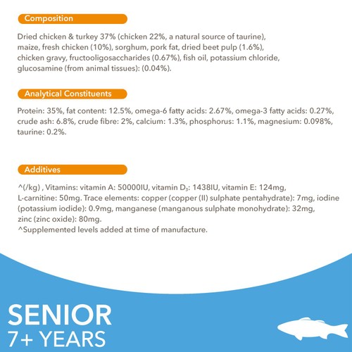 IAMS 7+ Years Senior Dry Cat Food Ocean Fish