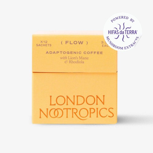 London Nootropics Flow Adaptogenic Coffee with Lion's Mane and Rhodiola