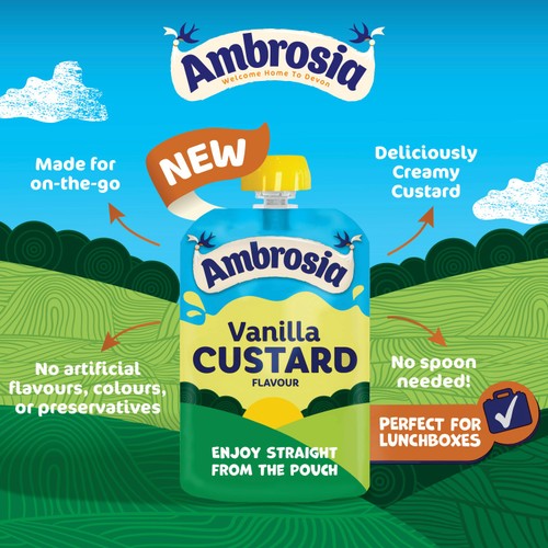 Ambrosia Vanilla Custard Pouch