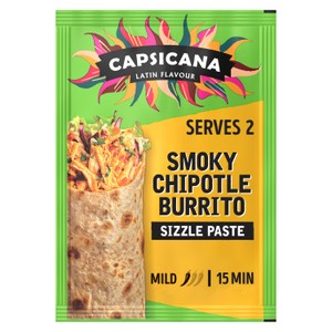 Capsicana Mexican Tomato Chipotle Burrito Cooking Paste Serves 2 Mild