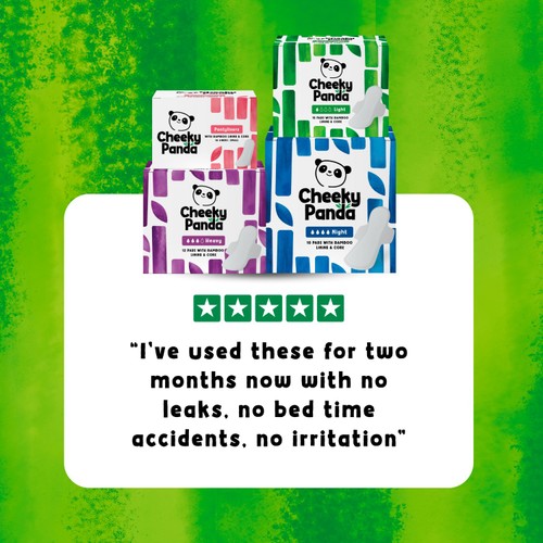The Cheeky Panda Heavy Pads with Bamboo Core